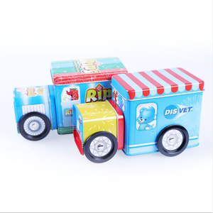Carousel Custom Truck Shape Car Tin Box