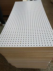 Süpermarket kullanımı için kanca ile Modern tasarım MDF delikli pano - Product Image 3