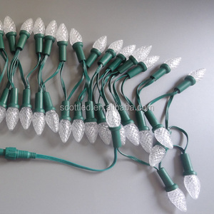 Dc12v c7/c9 luz de férias <span class=keywords><strong>ws2811</strong></span>, conector à prova d' água digital led fios <span class=keywords><strong>pixel</strong></span> - Product Image 2