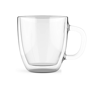 Cá nhân cốc cà phê 12 oz thăng hoa dễ thương rõ ràng cách điện trà cốc Cà Phê Đôi tường ly thủy tinh có tay cầm - Product Image 4