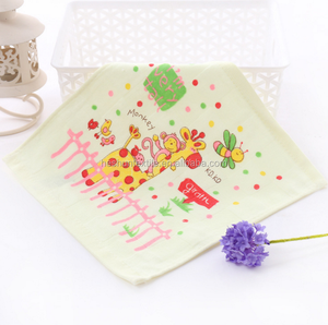 Thiết Kế Tùy Chỉnh 100% Cotton Đôi Gạc In Mini Khăn, Trẻ Sơ Sinh Nước Bọt Khăn - Product Image 2