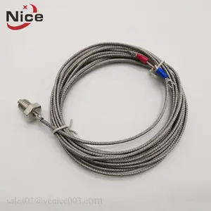 Mental ummanteltes Kabel Thermo element vom Typ J mit Schraube