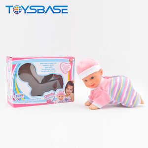 Jouet électrique pour bébé, poupée qui marche avec musique, chenilles, 7 pouces - Product Image 3