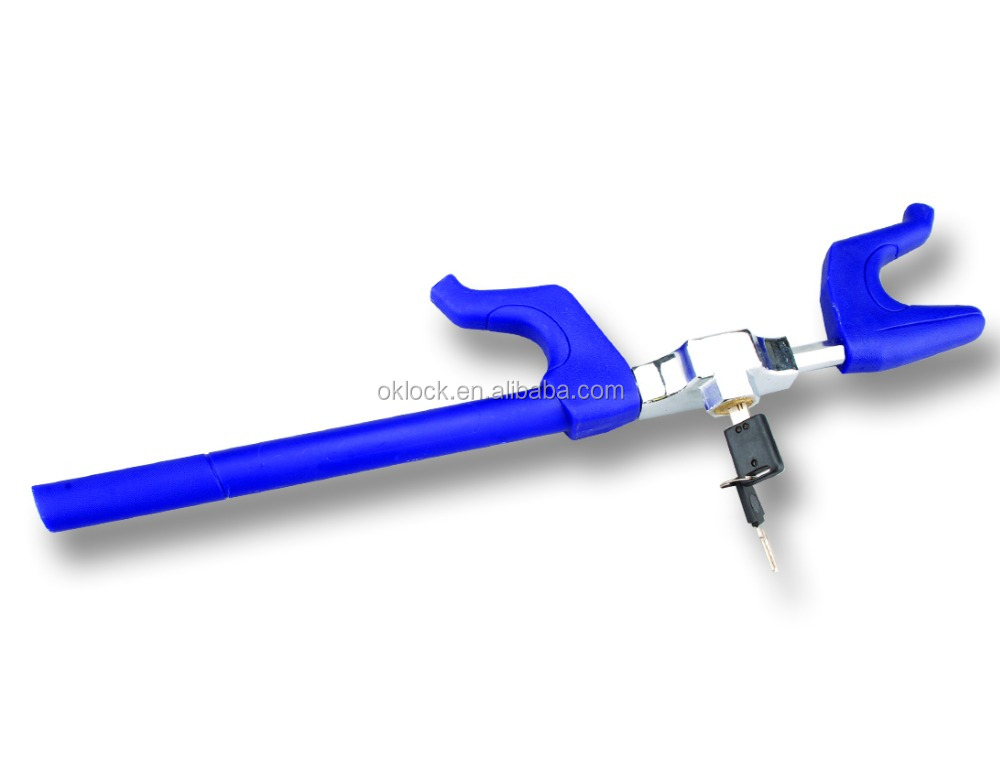 OKLEAD OKL6022B Universal Steel Car Steering Wheel Lock - Anti-Theft Security Device