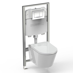 Moderno 3-6L WC cisterna empotrada marco certificado CE cisterna con marco - Product Image 2