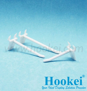 Premium Retail Merchandising <b>Hooks</b> Chrome Finish Slatboard <b>Display</b> Hangers for Fashion Boutique - Product Image 2