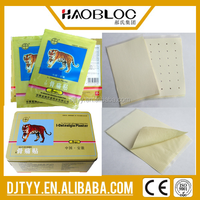 Fabrication en gros de pansements Tiger Balm, gel analgésique Biofreeze, patch transdermique