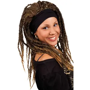 Funny wig long afro style rasta wig