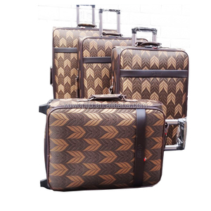 <span class=keywords><strong>Valise</strong></span> à roulettes verticale 4 pièces en <span class=keywords><strong>tissu</strong></span> imprimé tendance, souple, avec 4 roues pivotantes, tailles 20, 24, 28, 32 pouces - Product Image 3