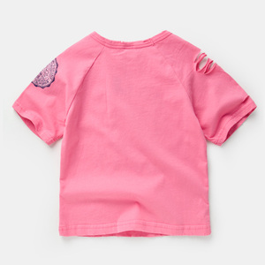 Bangladesh Abbigliamento All'ingrosso Bella Ragazza di Disegno di Arte Ultimo Modello <span class=keywords><strong>T</strong></span> <span class=keywords><strong>Shirt</strong></span> Con Fori - Product Image 3