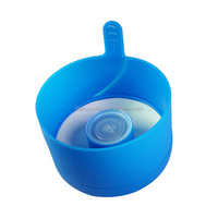 Tapas para Botellas de Agua de 5 Galones, Marca Mars, Modelo de 56 mm, Cierre Inteligente de PE con Nervaduras, Antiderrames, No Reutilizables, Resistentes al Calor hasta 200 °F