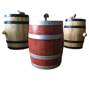 Baril à vin en bois de chêne naturel, 1,5 l-<span class=keywords><strong>20l</strong></span> - Product Image 1