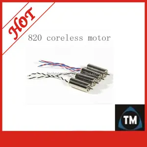 820 sans noyau moteur à courant continu pour Mini quadcopter, 8 mm sans noyau moteur, corelss moteur pour Hubsan X4 H107C H107D