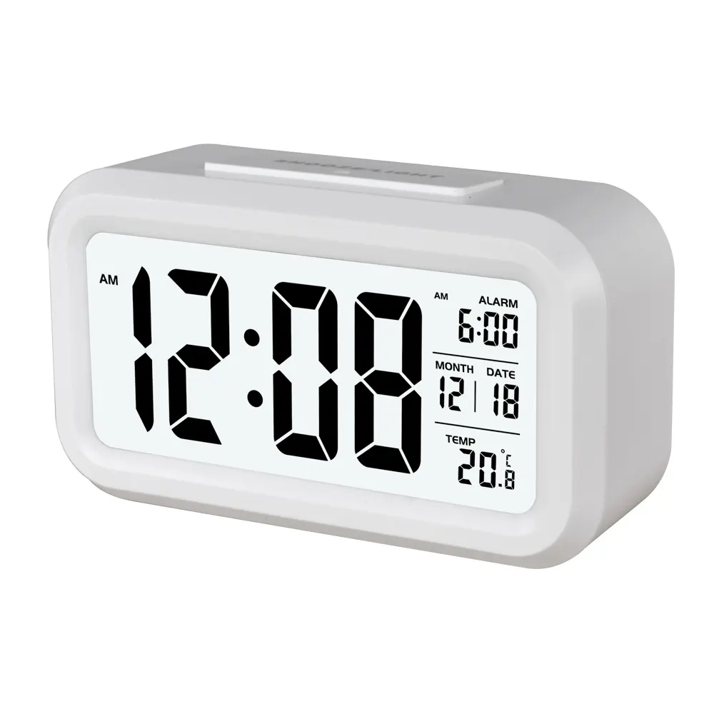 LCD Elektronische Kalender Analoge Klok display met Snooze-functie