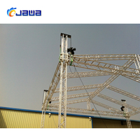 Truss de iluminación de escenario Pequeño, escenario de eventos. Sistema de armazón, armazón de aluminio. Etapa