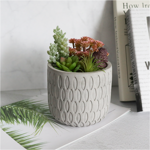 Flores Artificiales Decorativas Baratas, Bonsáis, Plantas <span class=keywords><strong>de</strong></span> Interior al por Mayor, Plantas Artificiales Hechas a Mano en Maceta <span class=keywords><strong>de</strong></span> <span class=keywords><strong>Cemento</strong></span> - Product Image 2