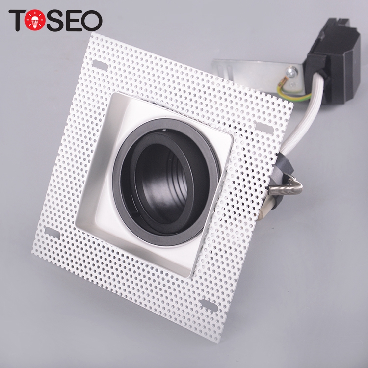 Adjustable Square Trimless Downlights Recessed Anti Glare Spotlights