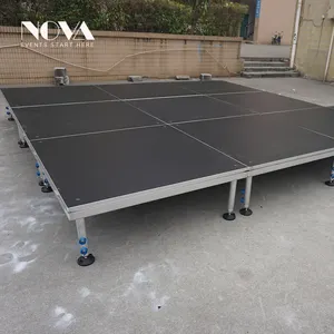 Plataforma plegable portátil de aluminio para escenario, plataforma de aluminio para escenario, venta al por mayor