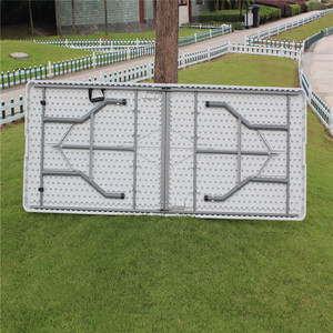 5ft 6ft use banquet rectangular outdoor plastic folding table and chair
