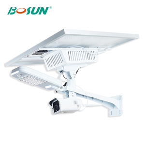 Aleación de aluminio 30 W al aire libre ip65 inteligente cámara de seguridad CCTV solar led Luz de <span class=keywords><strong>calle</strong></span> - Product Image 1