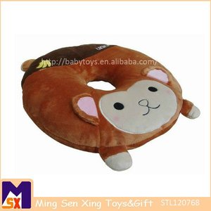 mono en forma de animales acogedor súper suave cojín del asiento almohada - Product Image 1