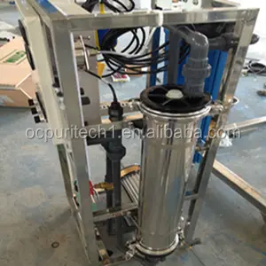 Chino fabricado 800GPD industrial purificador de agua ro sistema de tratamiento con el tanque de agua para la venta