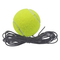 Balle de tennis d'entraînement avec ficelle élastique pour débutant