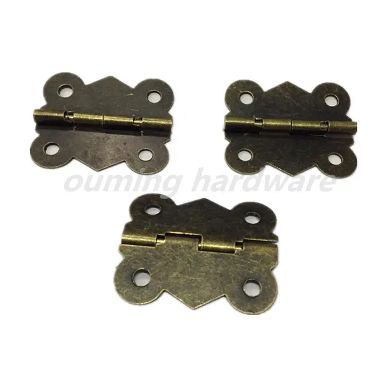 40x33mm antikes Bronze großes Metall 90 Grad Scharnier für Möbel