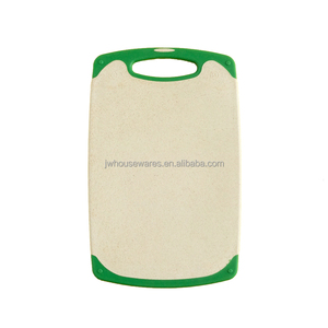 2018 nuevo diseño arroz tajo natural conjunto tabla de cortar ecológico quesos con mango - Product Image 4