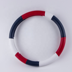 Personalizada de fábrica de dirección psiquiatra de cuero negro cubierta de la rueda de diy para mini cooper - Product Image 1
