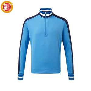 2018 nueva moda Golf cuarto Zip <span class=keywords><strong>Pullover</strong></span> 1/4 Zip para hombre - Product Image 2