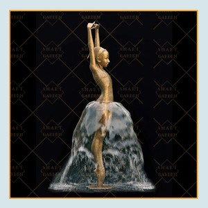 Gran oferta 2025, tamaño real, jardín de latón, baile Ornamental, Ballet, bronce, fuente desnuda, estatua de niña - Product Image 1