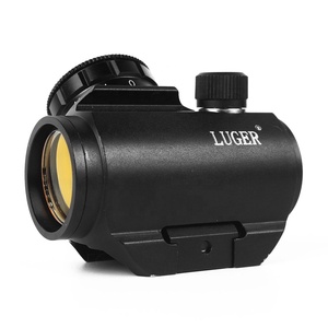 Luger M5 <span class=keywords><strong>Red</strong></span> <span class=keywords><strong>Dot</strong></span> Laser phạm vi 1X Độ phóng đại 30 mét ống kính khách quan Hợp kim nhôm xây dựng màu đen kết thúc săn bắn phạm vi - Product Image 1
