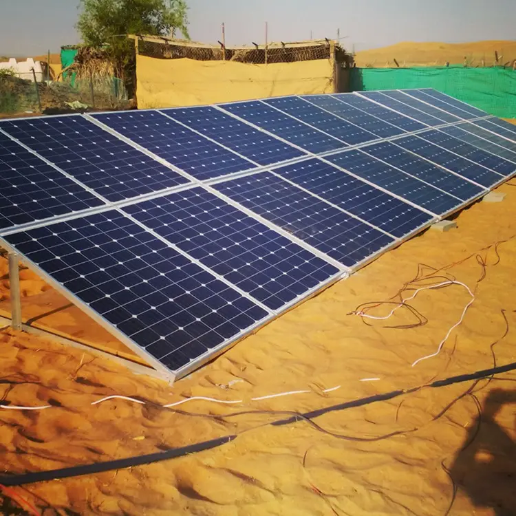 10KW 5kw sistema solar con batería precio en pakistán; panel solar de aluminio de montaje