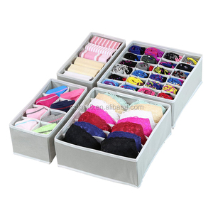 Foldable Fabric Storage Draw Organizer Dividers clothes storage bag organizer
