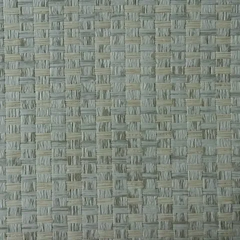 Bamboo fiber check design office wallcovering modern wallpaper