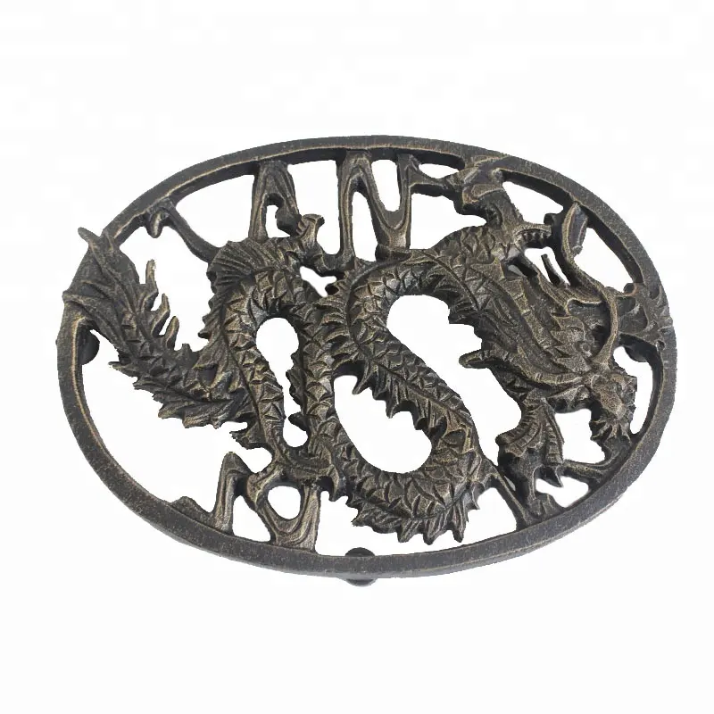 Dragon Oval Cast Iron Trivets