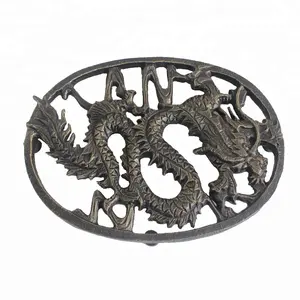 Dragon ovale gietijzeren trivets