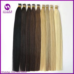 100% cutícula remy cabello humano <span class=keywords><strong>rubio</strong></span> <span class=keywords><strong>platino</strong></span> color solo punta micro <span class=keywords><strong>de</strong></span> filamento individual extensiones <span class=keywords><strong>de</strong></span> cabello - Product Image 2