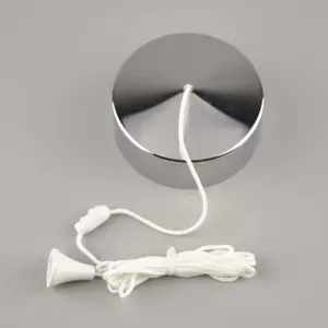 2 Way Switch WK 6 A 2 Way Chrome Effect Bathroom Pull Cord Ceiling Switch