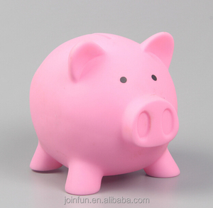 주문품 돼지 저금통, 플라스틱 수지 돼지 저금통, 주문 선전용 싼 돼지 저금통 - Product Image 4