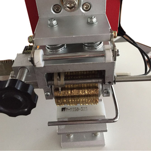 Machine de gaufrage à chaud automatique en laiton pour chiffres, lettres métalliques et numéros sérieux, pour l'impression de la date de production et de la taille - Product Image 2