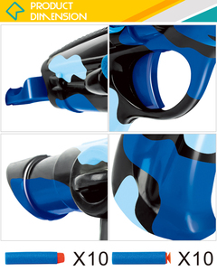 Pretend militaire game hoge kwaliteit plastic speelgoed zachte kogel pistool - Product Image 3