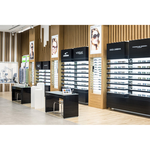 Muebles de pantalla óptica al por menor personalizados LUX, escaparates de gran oferta para muebles de tienda de diseño de interiores para sala de exposición óptica - Product Image 5