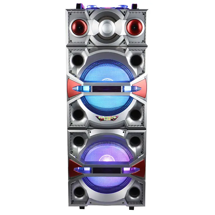 Dual 15 Inch DJ Stage Speaker Trolley Speaker