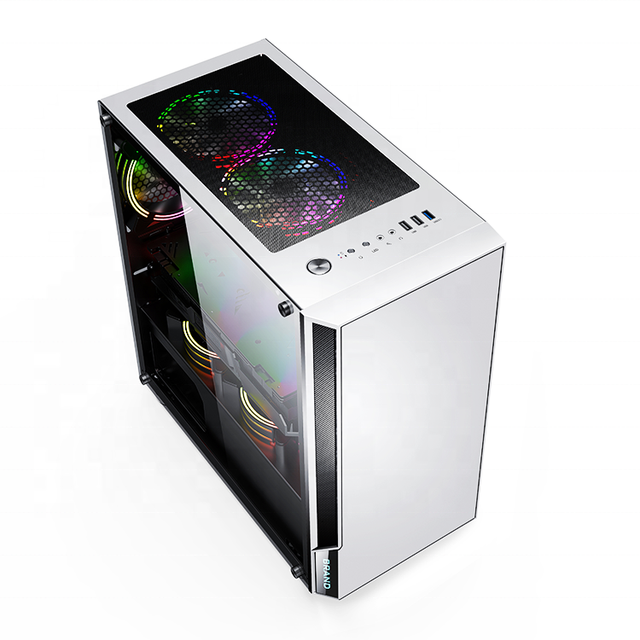 White Color  Micro-ATX Custom Computer case