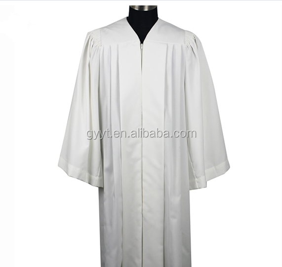 Оптовая продажа, белая церковная одежда, красивая униформа для церковного хора, одежда