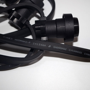 Đảng chuỗi chiếu sáng E27 vành đai đèn B22 ổ cắm IP65 đánh giá dẫn 100m ngoài trời đám cưới giáng sinh trang trí dây cao su - Product Image 1