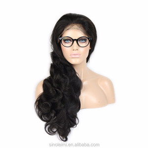 Peluca de cabello indio ondulado, productos nuevos, cabello de larga longitud, suministro de belleza <span class=keywords><strong>sally</strong></span>, cabello indio crudo, peluca completa de encaje, compras en línea, alibaba, uae - Product Image 3