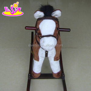 Toptan ucuz ahşap bebek sallanan at W16D064 - Product Image 3